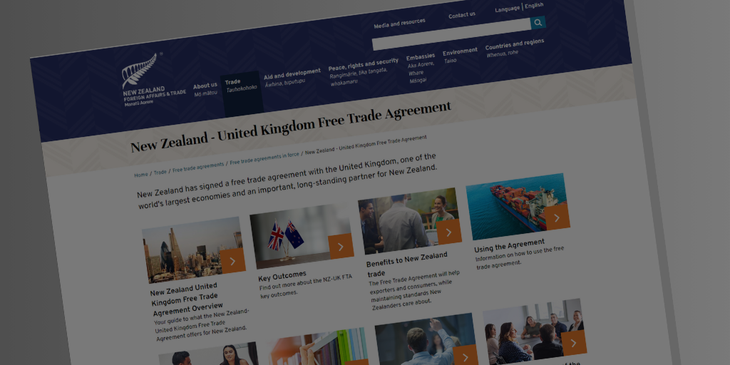 NZ-UK Free Trade Agreement a "big win for Canterbury businesses"